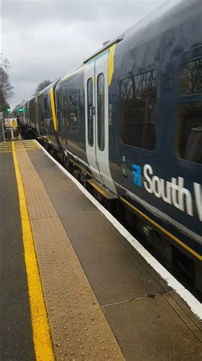 A class 458 bound for London Waterloo departing Isleworth station #tfl #train #transport