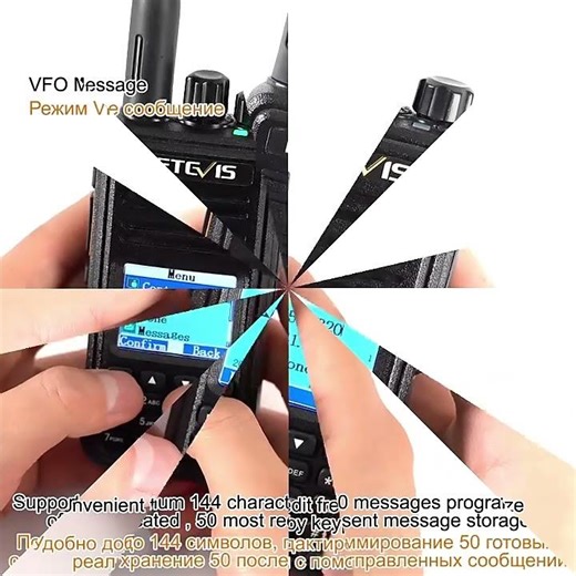 Retevis RT3S Walkie Talkie DMR Radio Long Range Walkie Talkies