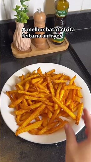 A melhor batata frita na air fryer😍