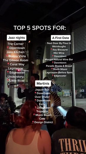 Discover the Best Bars and Jazz Nights in Downtown Miami