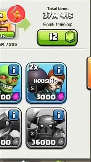 Can You Train More Troops Than Your Camps Capacity? #clashofclans #clashquest #shorts