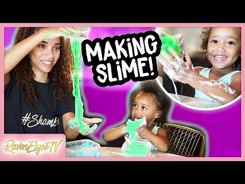 Making SUPER Messy Slime with Ziya! | MOM VLOG