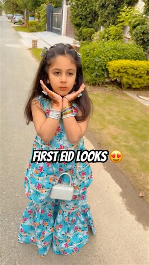 MashAllah! Hoorab’s First Eid Day Look 🤍🌙🌸