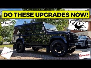 WHAT A DIFFERENCE! Why you should upgrade your Defender Suspension Springs and Brakes