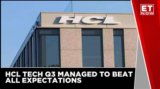 HCL Tech Q3 Performance Was Great On All Parameters | ET NOW