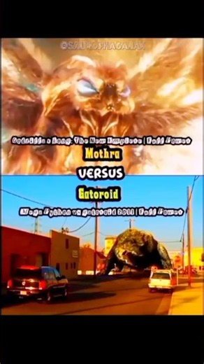 Mothra (Godzilla x Kong: The New Empiere) vs Gatoroid (Mega Python vs Gatoroid) #edit