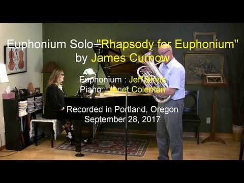 Euphonium Solo "Rhapsody for Euphonium" by James Curnow