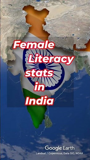 Only 66%?! India's Lowest Female Literacy States #India #IndianStates #FemaleLiteracy #education #yt