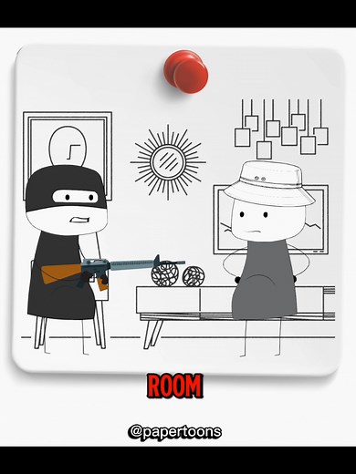 Hilarious Living Room Cartoon Scene for Kids