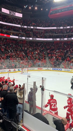 DYLAN LARKIN CALLS GAME! | Detroit Red Wings