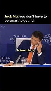 Alibaba founder says being smart isn't the only way to get rich 👀