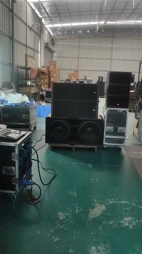 #源头工厂 #舞台音响 #音响 Dual 12 inch three-way line array sound test