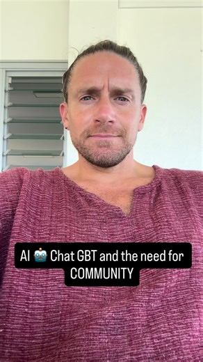 AI 🤖 and CHAT GBT and the importance of real community and real connection. TUNE IN. Be present.🌌🌍❤️‍🔥✊🏼🙏 Love, LIONHEART 🦁 | Andrew Genovese