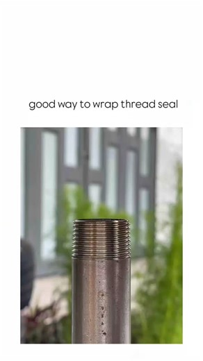 GlobalTrend_Hubb™ | The X post shares a 19-second video tutorial on applying PTFE (Teflon) thread seal tape to pipe threads, demonstrating clockwise wrapping... | Instagram