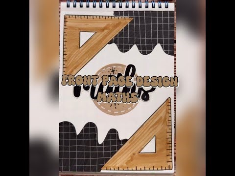 Front page design for school project ||step by step tutorial || Front page for assignment|