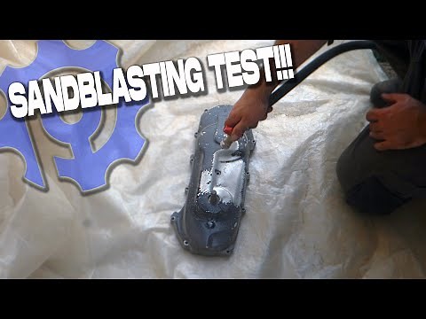 DIY Sandblaster + DIY Air Compressor + Test = RESULT