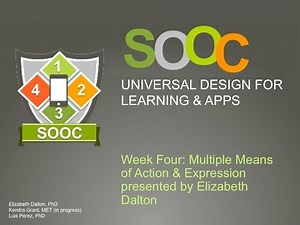 Multiple Means of Action & Expression (Week 4)
