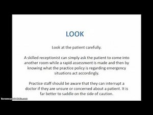 Triage training for GP staff in Australia. Part1