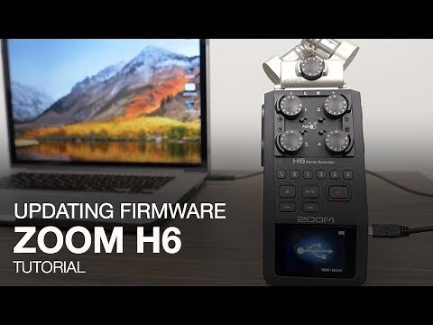Zoom H6: Updating the Firmware