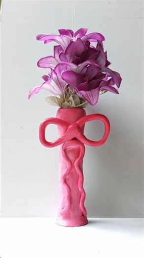 Pinterest Inspired DIY Aesthetic Flower Vase room Decor | #diy #craft #trending #shorts
