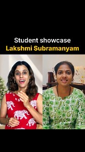 21K views · 1K reactions | We’re so happy to showcase our dear student Lakshmi Subramanyam today. Watch how effortlessly she decodes the tunes and follows along. Her commitment and sincerity towards learning is truly inspiring! We’re super proud to be part of her journey ✨ If you enjoyed this and want to kickstart your own musical journey, come join our live Voice Culture course. Just comment ‘Join’ and we’ll send you all the details!  | VoxGuru | Facebook