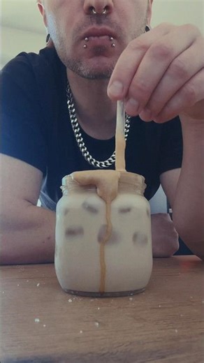 🧋My go-to easy recipe for the perfect morning iced coffee 🧊 #icedcoffee #reels #coffee