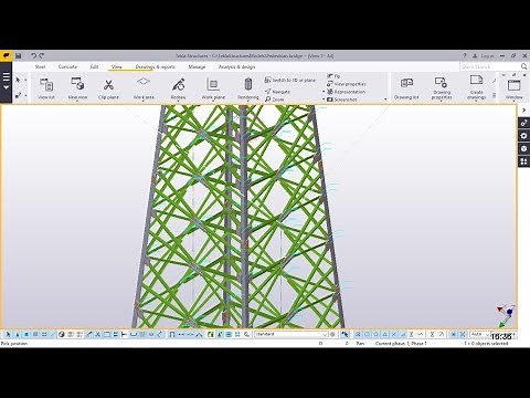 Telecommunication Tower Modeling in Tekla Structures Part2