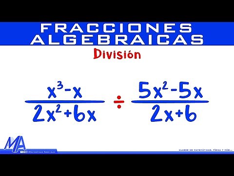 Division of algebraic fractions