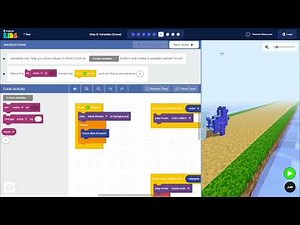 T-Rex - Hour of Code - Step 6 Walkhrough
