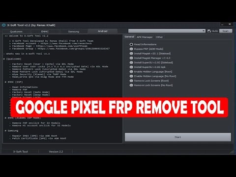 GOOGLE PIXEL FRP BYPASS TOOL