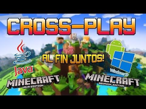 Como jugar Minecraft Java con Minecraft Bedrock juntos en un mismo mundo.