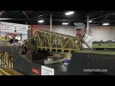Opening and Closing of Large Model Bridge - Scherzer Rolling Lift Bridge