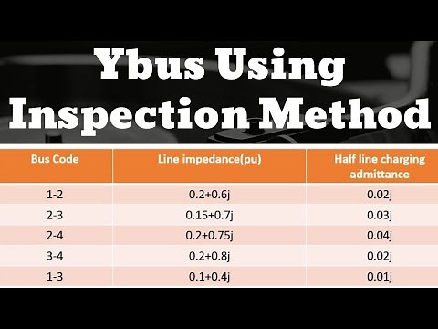 Ybus using inspection method | Step wise solution | Computer techniques of Power system| Mathspedia|