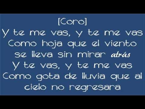 Prince Royce - Te Me Vas (Lyrics)