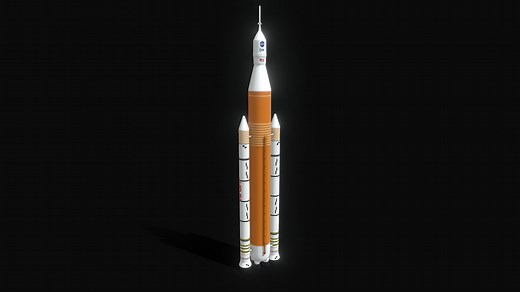 Space Launch System (SLS) Rocket - 3D model by cgimoon