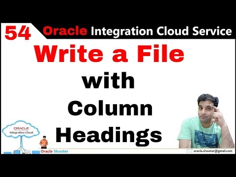 OIC 54: FTP - Write a File | How to write a file on FTP/SFTP server with Column Headings