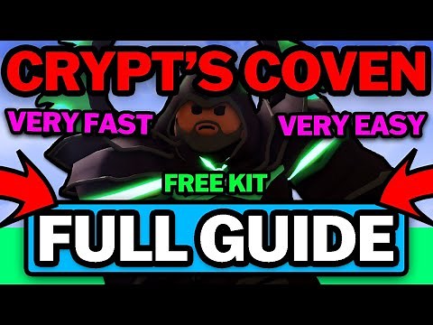 EASIEST WAY TO BEAT CRYPT'S COVEN & GET FREE ELDRIC KIT... (Roblox Bedwars)