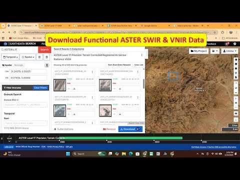 Download ASTER DATA Image Multispectral