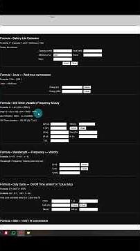 Handy Electronics Formula Converters ⚡ | Quick Reference Tools