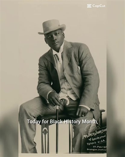 Today we’re honoring Jack Johnson, the first Black heavyweight champion of the world. 🥊👑 In 1908, he defeated Tommy Burns to claim the World Heavyweight Championship — the most powerful title in sports at the time. In 1910, he defended that title in what is still remembered as “The Fight of the Century.” 🔥 But Jack Johnson represented more than a belt. Segregation was law — and he chose to be unforgettable in a time when Black men were expected to be invisible. He dressed boldly. Lived boldly