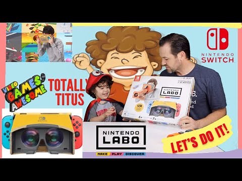 Nintendo Labo - Toy-Con 04: VR Kit Assembly Tutorial DIY