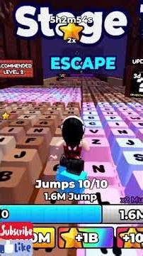Jump Keyboard Escape Challenge!