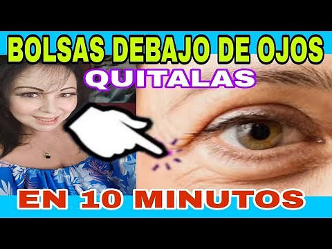 HOW TO REMOVE UNDER-EYE BAGS IN 10 MINUTES