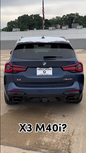 Exhaust Sound Comparison: X3 M40i vs M550i! #shorts