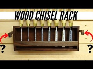 Wood Chisel Storage Rack For A French Cleat Wall