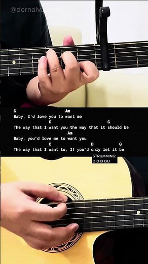 I'd Love You To Want Me - Lobo | Easy Guitar Tutorial For Beginners #guitarlesson #shorts