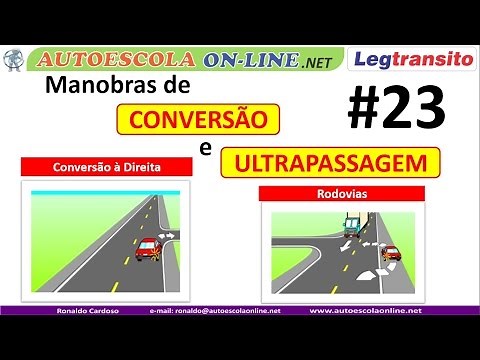 CONVERSÕES - Direita e Esquerda; ULTRAPASSAGEM