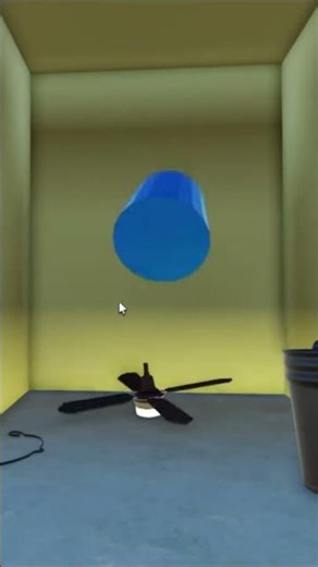 I Dropped a Ceiling Fan and... #roblox #experiment #shorts