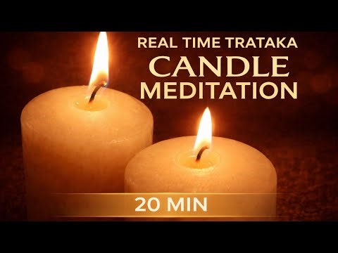 20 Minute Candle Meditation 🕯️ Deep Focus, Inner Calm & Trataka Healing