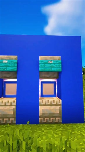 ATM in minecraft #minecraft #gaming #construction